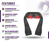 BeNat Neck and Shoulder Massager w/Heat - Rosa Apparel