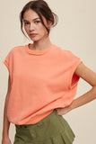 Short Sleeve Boxy Crew Neck Sweat Top Listicle