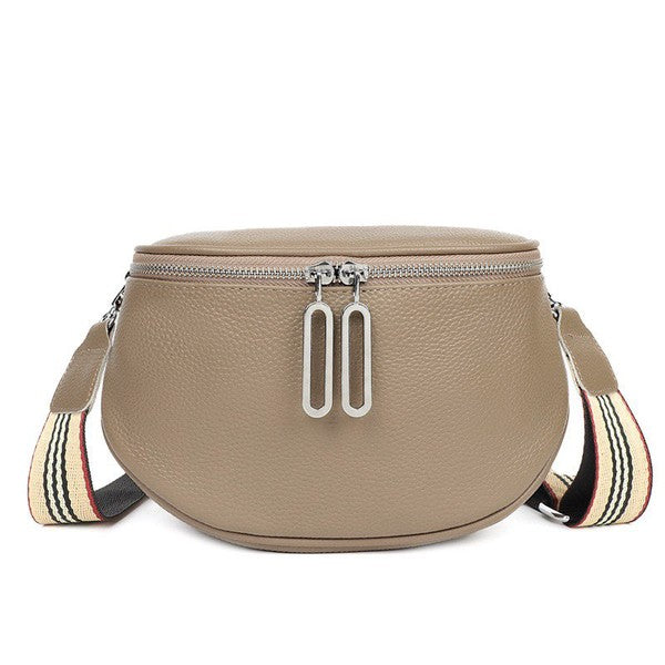 Aili's Corner Hazel Genuine Leather Strap Accents Sling Bag Aili's Corner