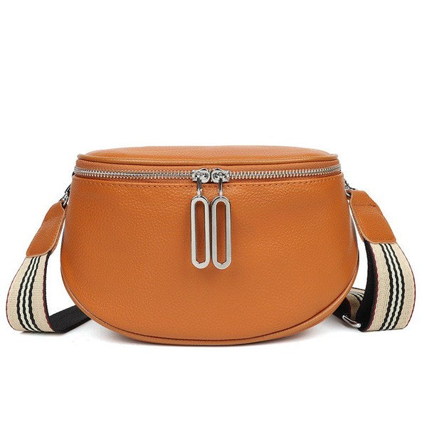 Aili's Corner Hazel Genuine Leather Strap Accents Sling Bag Aili's Corner