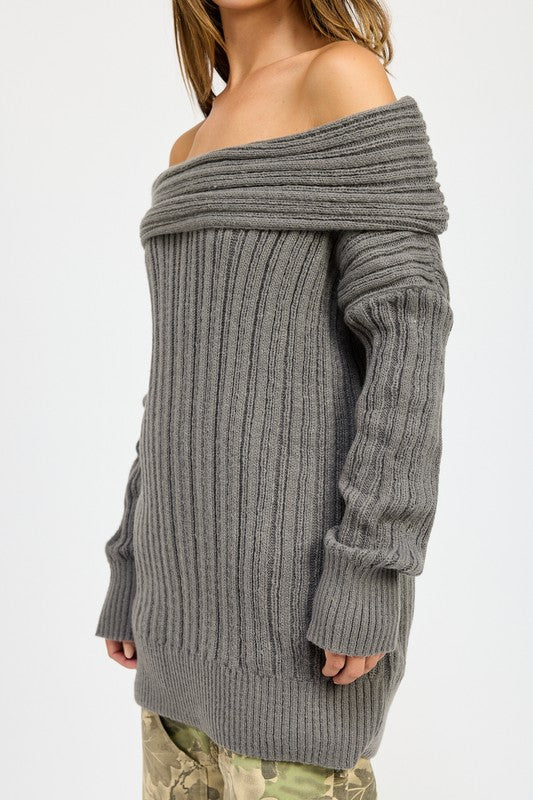 OVERSIZED OFF SHOULDER SWEATER Emory Park