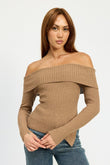 ASYMMETRICAL OFF SHOULDER TOP Emory Park