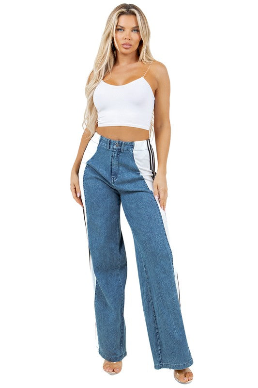 WOMEN FASHION CASUAL STYLE DENIM PANTS By Claude