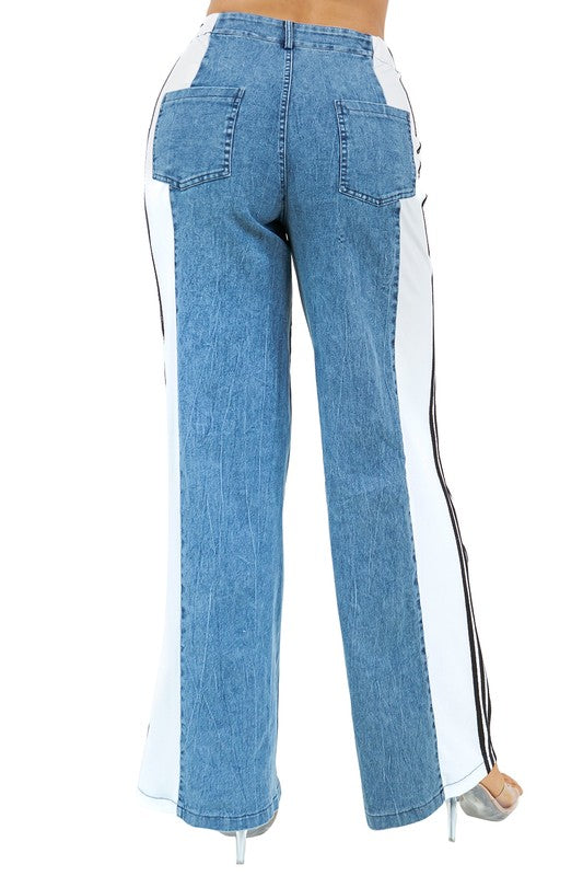 WOMEN FASHION CASUAL STYLE DENIM PANTS By Claude