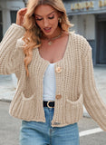 Cropped Knit Cardigan Miss Sparkling