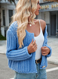 Cropped Knit Cardigan Miss Sparkling