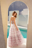 Juliet Print Strapless A-line Gown JT2507A Juliet