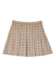 Plaid pleated mini skirt Lilou