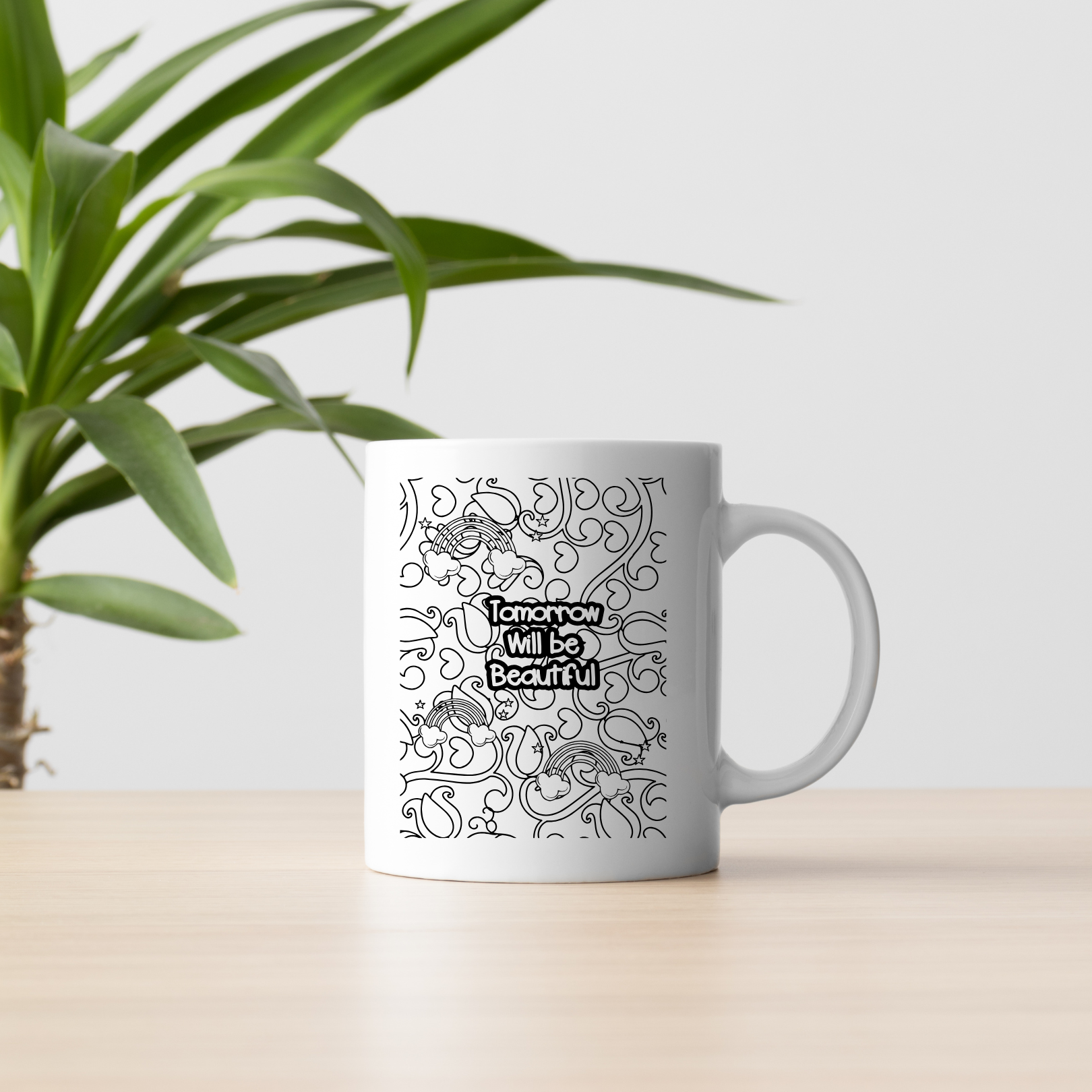 Custom Coffee Mug with Photo, Personalized Picture Coffee Cup, Anniversary Mug Gift for Him / Her, Customizable Logo-Text Mug Rosa Apparel