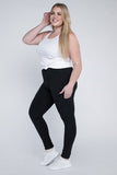 Plus Everyday Leggings with Pockets Ambiance Apparel