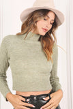 Crop mock neck sweater Lilou