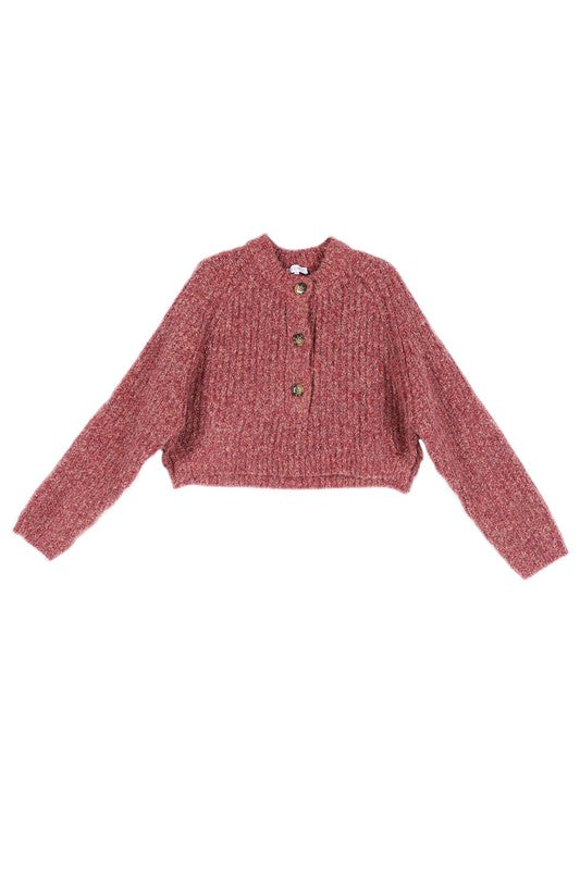 Melange multicolor sweater top Lilou