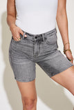 Judy Blue Full Size High Waist Washed Denim Shorts Style #:150230 Judy Blue