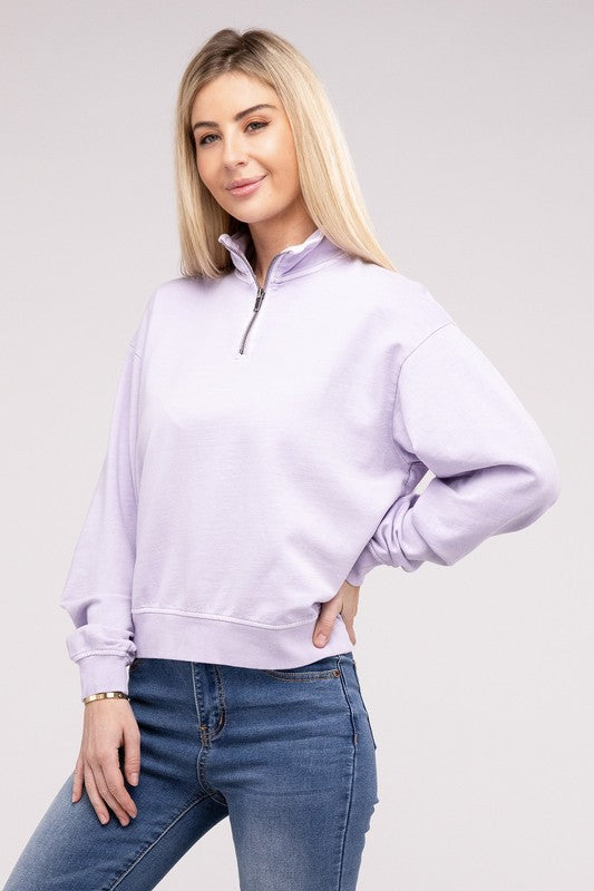 Half Zip Long Sleeve Sweatshirt HYFVE