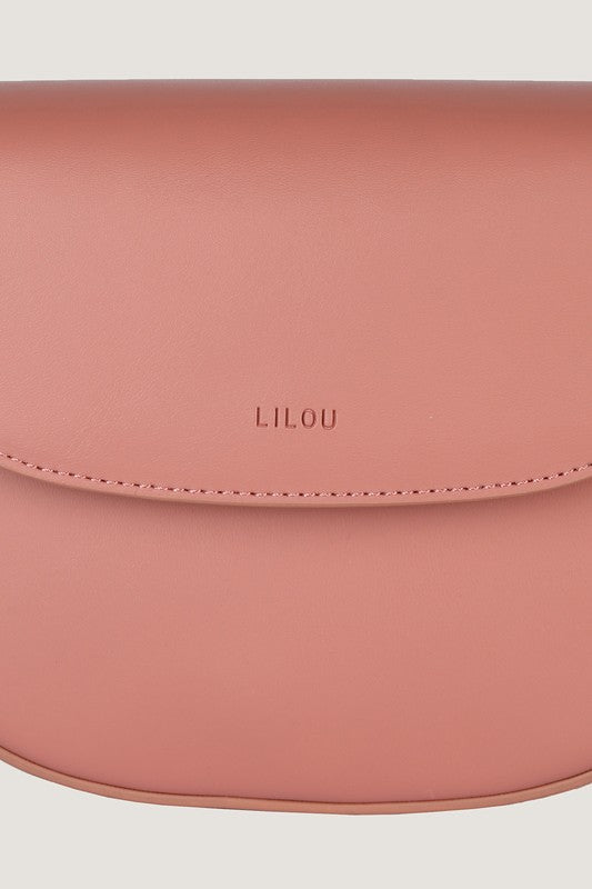 Lilou Crossbody Textured PU Vegan Leather Mini Bag Lilou