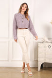 Melange multicolor sweater top Lilou