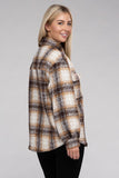 Cozy Plaid Flannel Shacket Ambiance Apparel