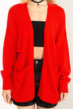 True Story Open Front Cardigan Sweater HYFVE