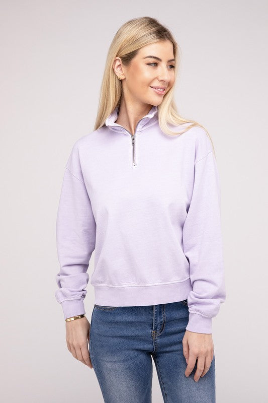 Half Zip Long Sleeve Sweatshirt HYFVE