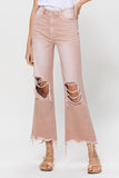 90's Vintage Crop Flare Jeans VERVET by Flying Monkey