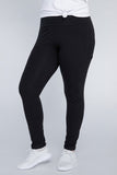 Plus Everyday Leggings with Pockets Ambiance Apparel