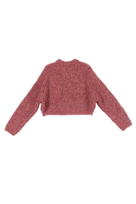 Melange multicolor sweater top Lilou