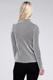 Ribbed Turtle Neck Long Sleeve Top ZENANA