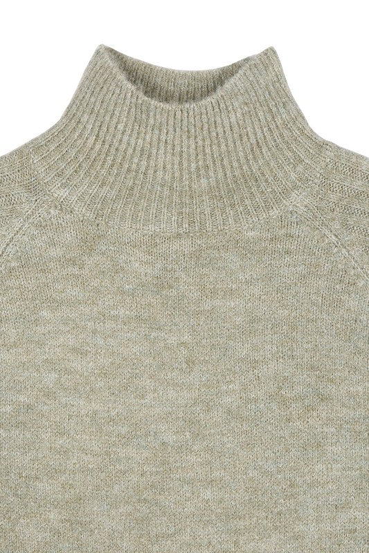 Crop mock neck sweater Lilou