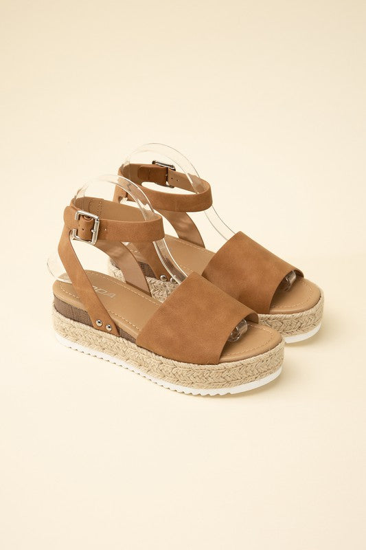 TOPIC-S Espadrille Ankle Strap Summer Sandals - Rosa Apparel