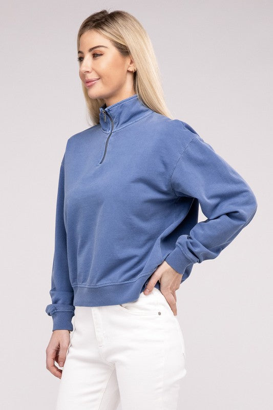 Half Zip Long Sleeve Sweatshirt HYFVE