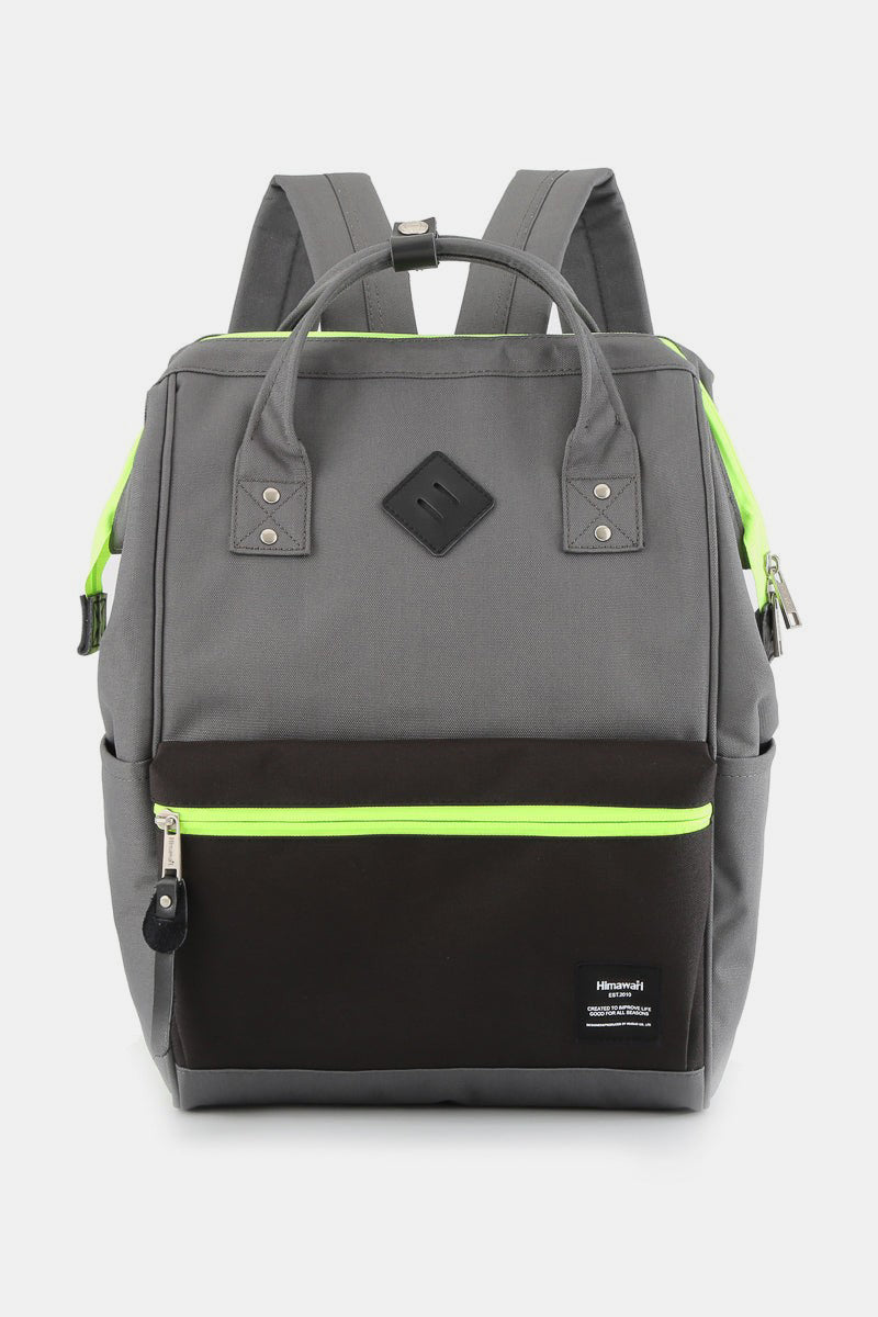 Himawari Contrast Waterproof Backpack Bag with Reinforced Edges Trendsi