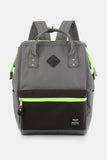 Himawari Contrast Waterproof Backpack Bag with Reinforced Edges Trendsi