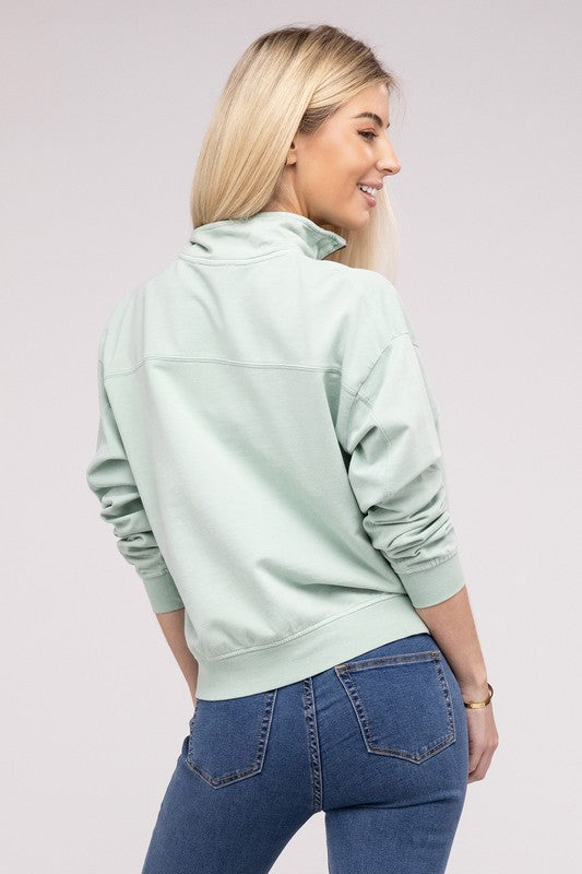 Half Zip Long Sleeve Sweatshirt HYFVE