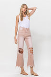 90's Vintage Crop Flare Jeans VERVET by Flying Monkey