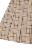 Plaid pleated mini skirt Lilou