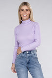 Long-Sleeve Turtleneck Bodysuit Ambiance Apparel