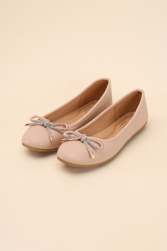 DOROTHY-77 Bow Ballet Flats - Rosa Apparel