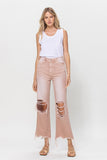 90's Vintage Crop Flare Jeans VERVET by Flying Monkey