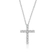 925 Silver Moissanite Diamond Cross Pendants For Women - Rosa Apparel