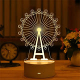 Acrylic Led Decorative Night Light - Rosa Apparel