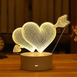 Acrylic Led Decorative Night Light - Rosa Apparel