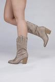 Akito Knee High Heel Boots - Rosa Apparel