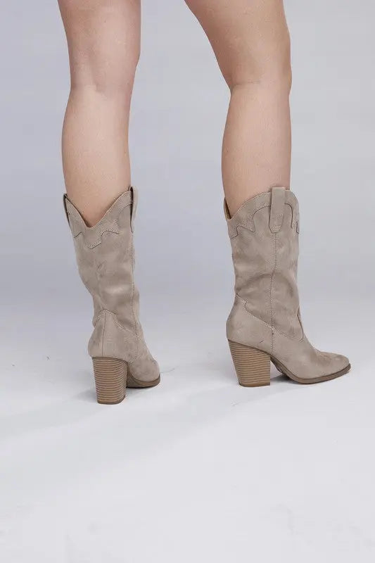 Akito Knee High Heel Boots - Rosa Apparel