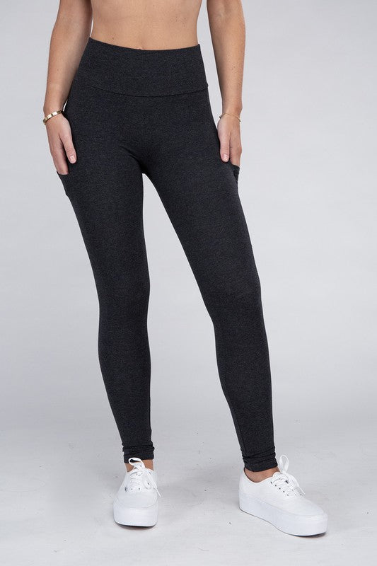 Ambiance Active Leggings Featuring Concealed Pockets - Rosa Apparel