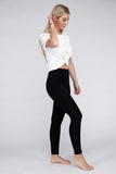 Ambiance Active Leggings Featuring Concealed Pockets - Rosa Apparel