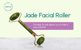 Caja de regalo con rodillo de jade y gua sha