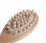 BeNat Natural Boar Bristle Wooden Bath & Body Brush with Long Handle. Eco-Friendly. 13.7in Long.