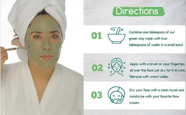 BeNat Green Clay Mask - Rosa Apparel