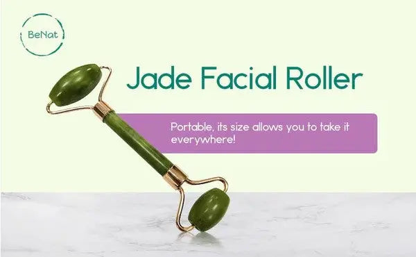 BeNat Jade Facial Roller - Rosa Apparel