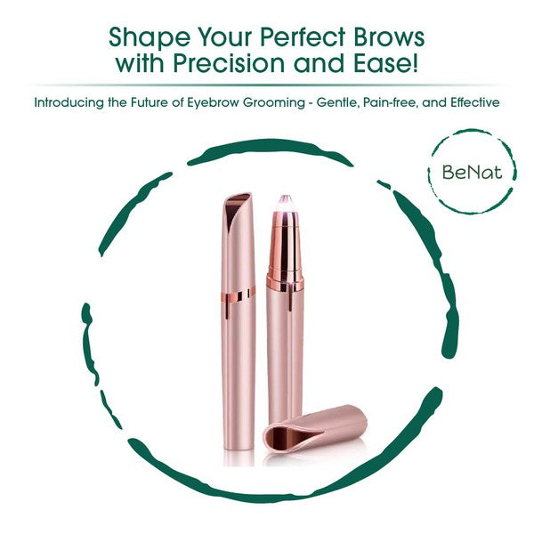 BeNat Rechargeable Eyebrow Hair Remover - Rosa Apparel